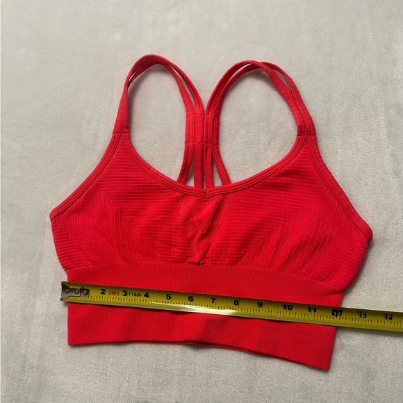 Yogalicious women’s medium sports bra. Orange. Excellent condition - Picture 2 of 6